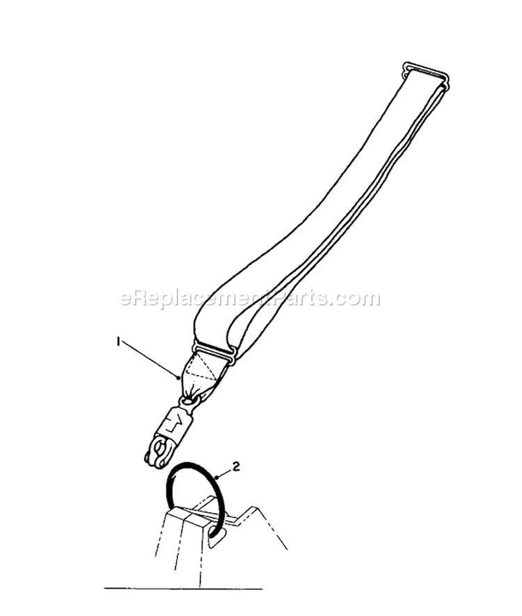 Standard Harness Diagram and Parts List for 51641 5000001-5999999 - 1985 Toro Trimmer