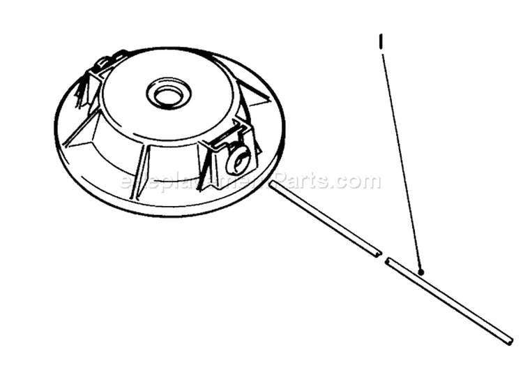 Page F Diagram and Parts List for 51644 5000001-5999999 - 1985 Toro Trimmer