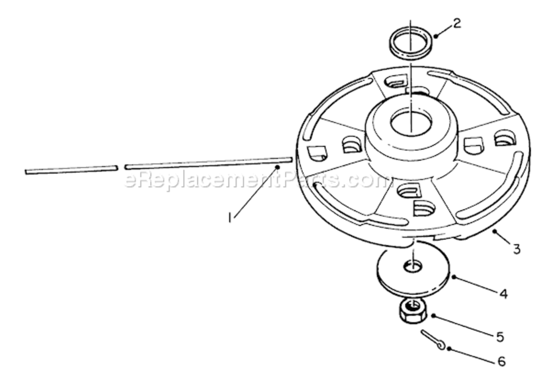 Page F Diagram and Parts List for 51650 1000001-19999991991 Toro Trimmer