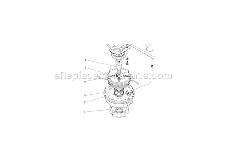 Duel Line Trimmer Head Diagram and Parts List for 51655 0000001-0999999 - 1990 Toro Trimmer
