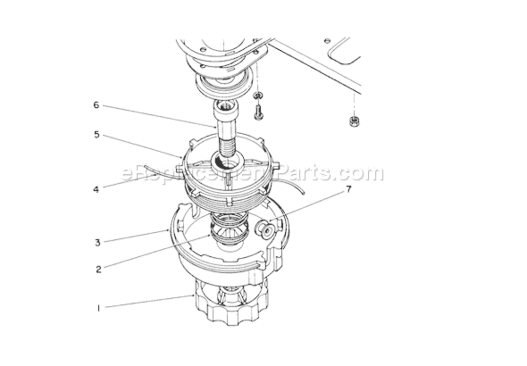 Dual Line Manual Feed Head Diagram and Parts List for 51655 1000001-19999991991 Toro Trimmer
