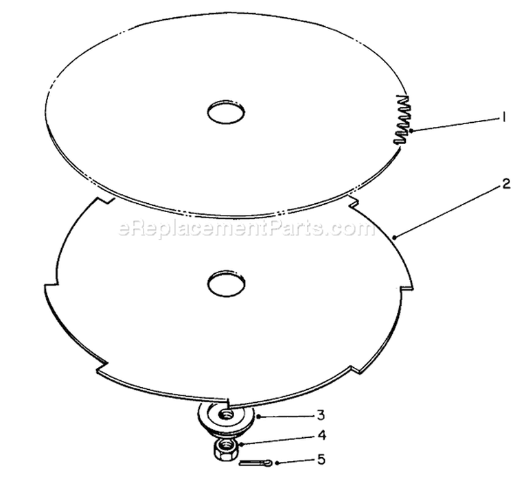 Saw Blade and Brush Diagram and Parts List for 51660 9000001-99999991989 Toro Trimmer