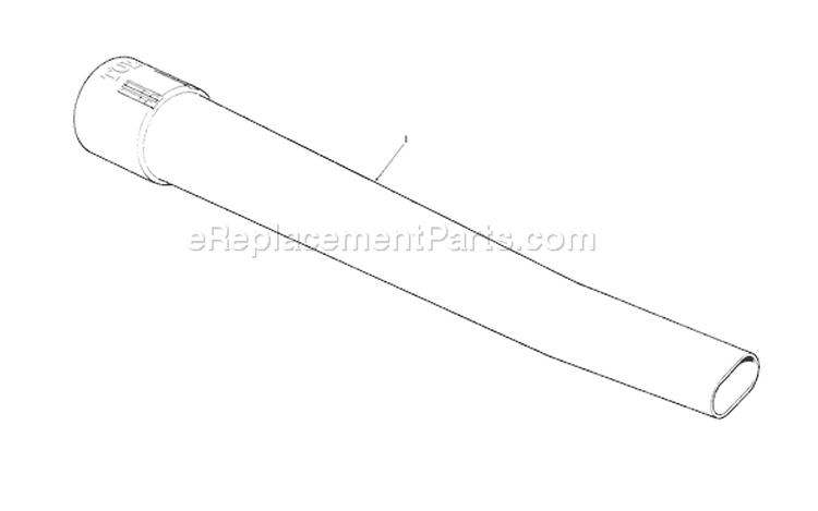 Blower Tube Diagram and Parts List for 51740 2000001-2999999 - 1992 Toro Leaf Blower / Vacuum
