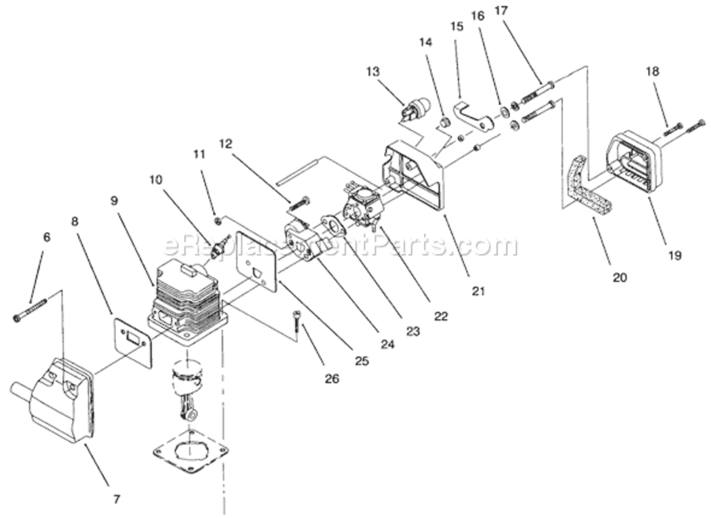 Page C Diagram and Parts List for 51912 69000001-699999991996 Toro Trimmer