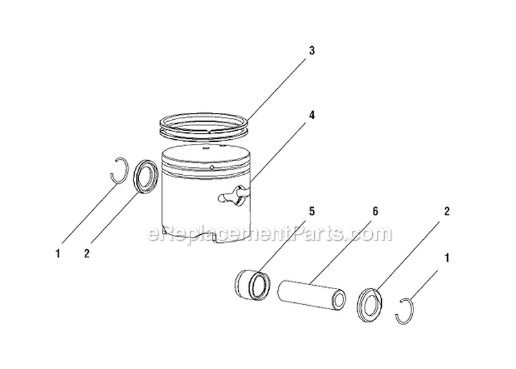 Figure D Diagram and Parts List for 51934B  Toro Trimmer