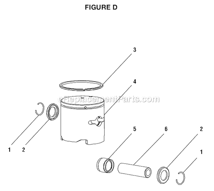 Page D Diagram and Parts List for 51970A  Toro Trimmer