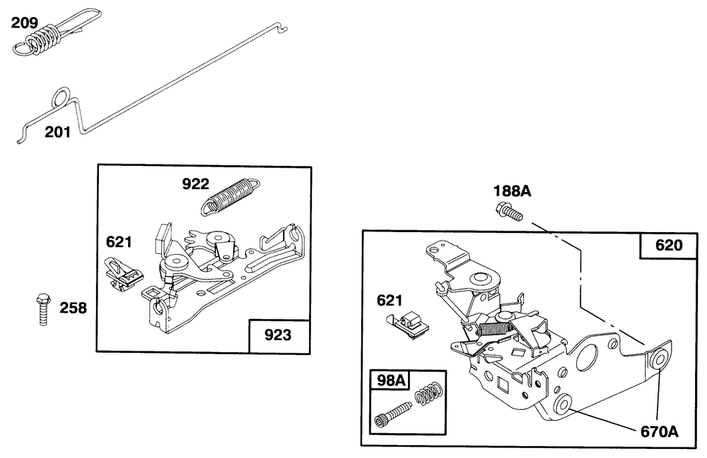 Engine Briggs & Stratton Model 127702-0131-01 Diagram and Parts List for 20903BC 4900001 - 4999999 Toro Lawn Mower