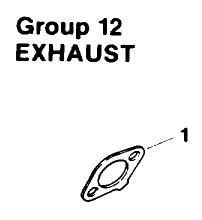 Engine Kohler Model No. Mv16s-Type Ps56519 Exhaust Group 12 Diagram and Parts List for 30180 490001 - 490730 Toro Lawn Tractor Accessories