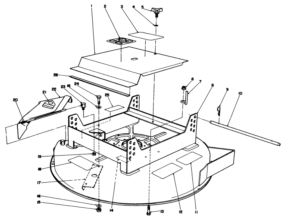 Cutting Unit Assembly Diagram and Parts List for 30133 8000001 - 8999999 Toro Lawn Mower