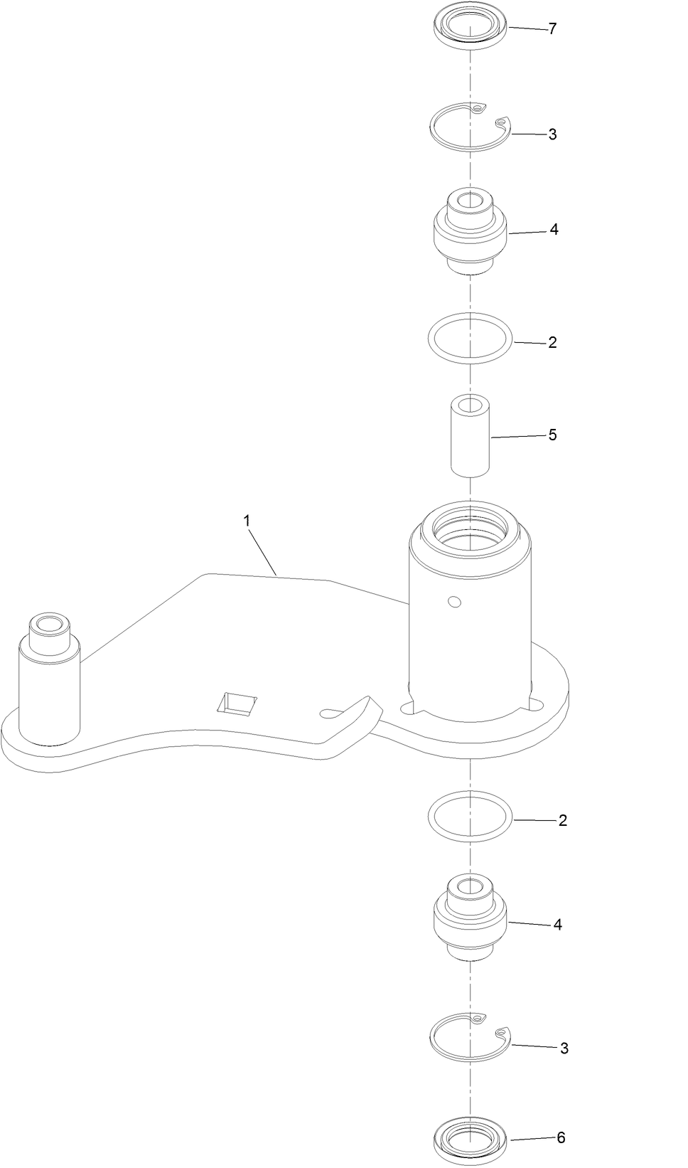 Idler Assembly Diagram and Parts List for 74463 400000000-402099999 Toro Lawn Tractor