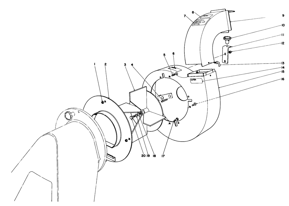 Blower Assembly (Models 62911 & 62922) Diagram and Parts List for 62911 4000001 - 4999999 Toro Leaf Blower / Vacuum