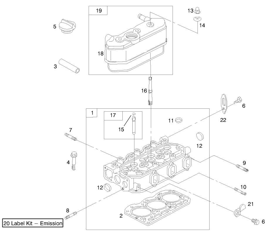 Engine Assembly (Serial No. 99000001 & Up)(Model 73552) Engine Assembly (Serial No. 99001001 & Up)(Model 73590) Diagram and Parts List for 73552 9900001 - 9999999 Toro Lawn Tractor