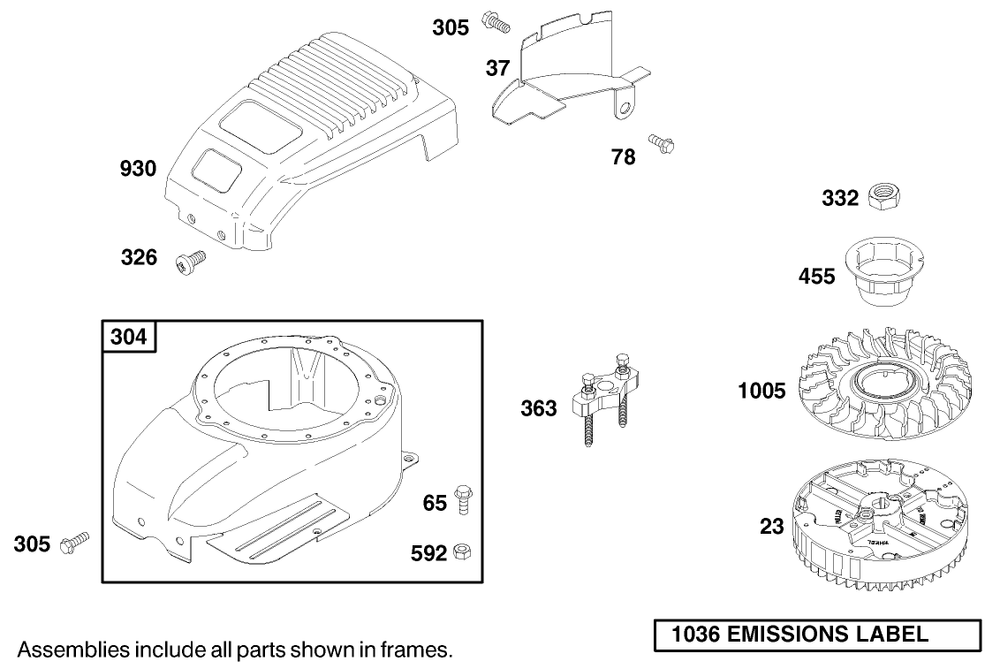 Engine Gts 200 Diagram and Parts List for 20040 9900001 - 9999999 Toro Lawn Mower