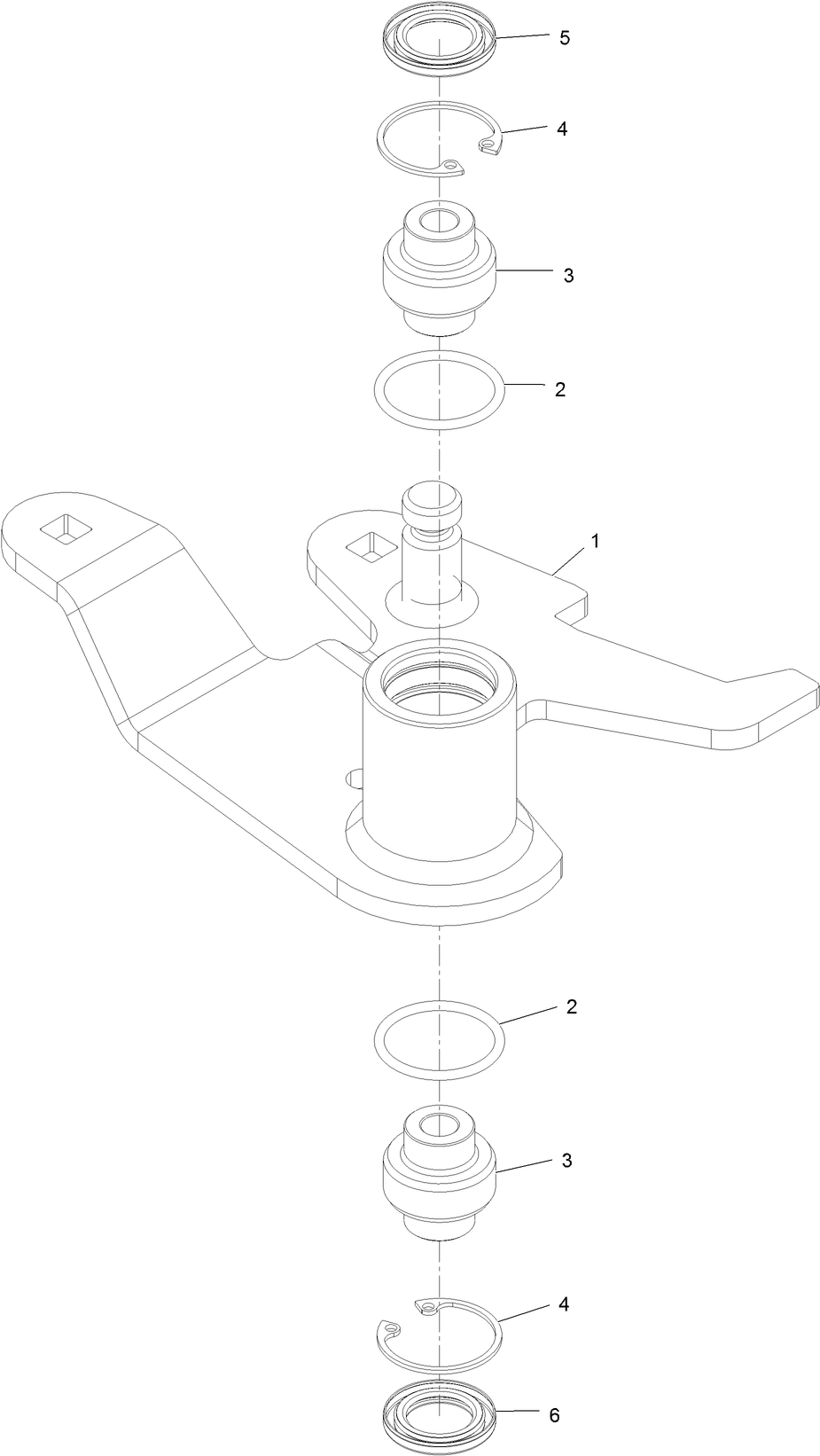 Idler Assembly 2 Diagram and Parts List for 72096 406343181-407109999 Toro Lawn Tractor
