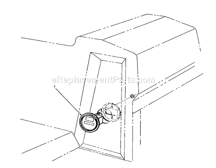 Hour Meter Kit No. 68-3610 Diagram and Parts List for 55600 9000001-9999999 - 1989 Toro Lawn Tractor