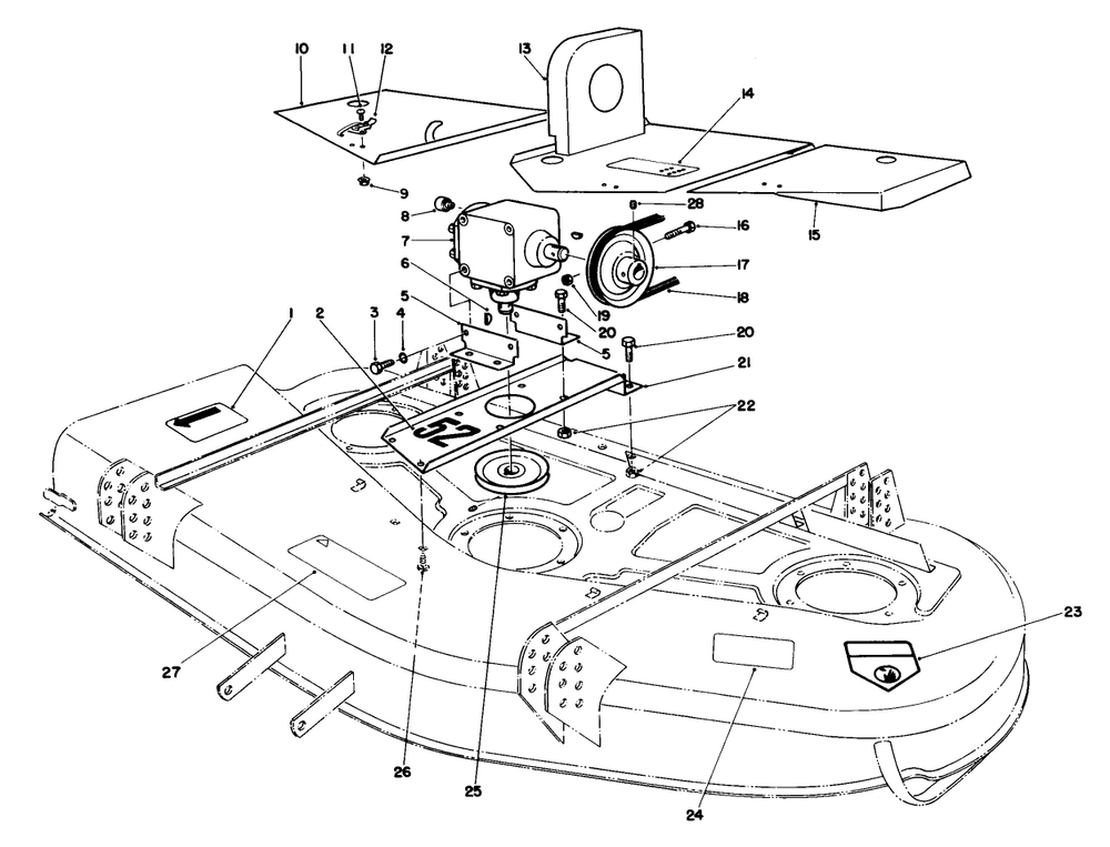 Cutting Unit Model No. 30753 (Continued) Diagram and Parts List for 30754 7000001 - 7999999 Toro Lawn Tractor