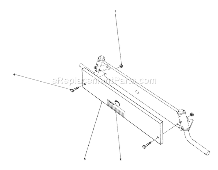 Counter-Weight Diagram and Parts List for 56044 7000001-7999999 - 1977 Toro Lawn Tractor