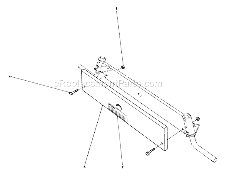 Counterweight Diagram and Parts List for 56044 8000001-8999999 - 1978 Toro Lawn Tractor