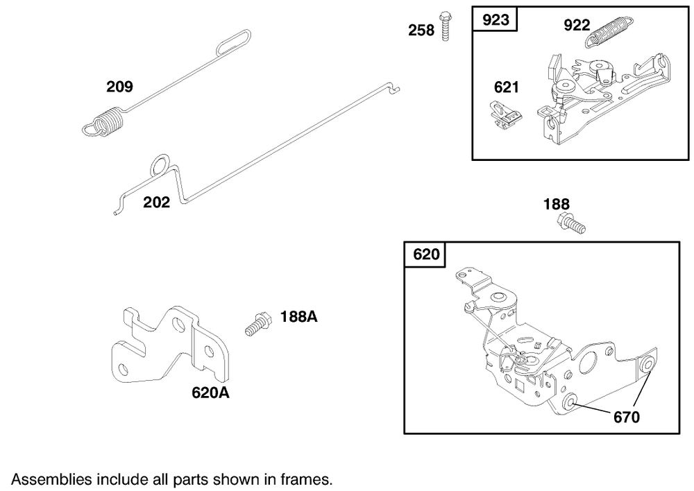 Engine Briggs & Stratton Model 12h802-1758-E1 Diagram and Parts List for 20494 8900001 - 8999999 Toro Lawn Mower
