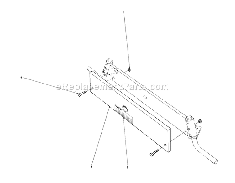 Easy-Empty Grass Catcher Model 59046 Diagram and Parts List for 56125 2000001-2999999 - 1982 Toro Lawn Tractor