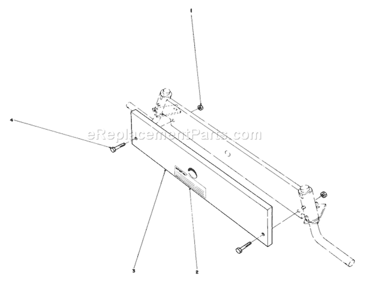 Easy-Empty Grass Catcher Model 59046 Diagram and Parts List for 56125 4000001-4999999 - 1984 Toro Lawn Tractor