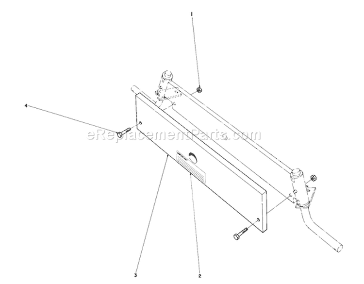 Counterweight Assembly Furnished With Model-S Diagram and Parts List for 56125 6000001-6999999 - 1986 Toro Lawn Tractor
