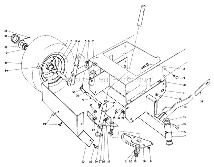 Page I Diagram and Parts List for 56138 3000001-3999999 - 1983 Toro Lawn Tractor
