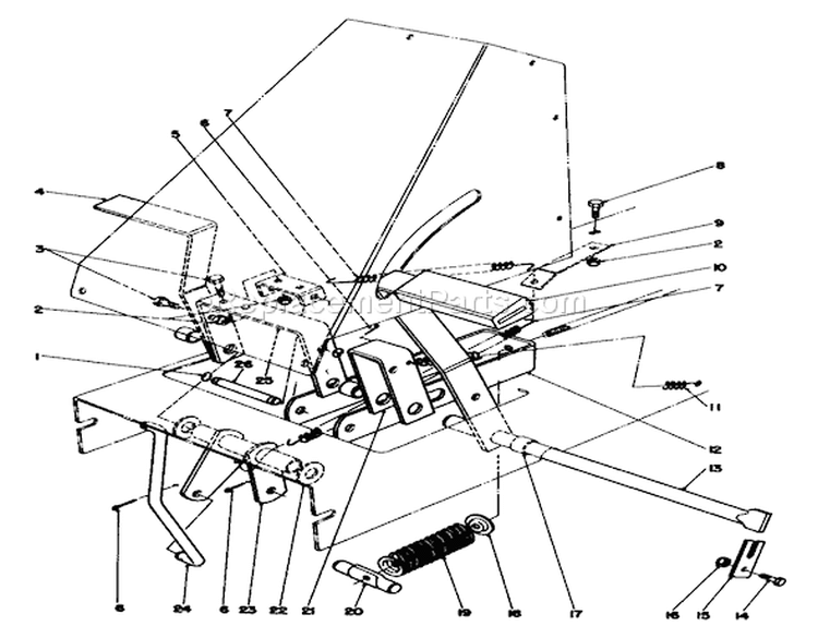 Page A Diagram and Parts List for 56138 4000001-4999999 - 1984 Toro Lawn Tractor
