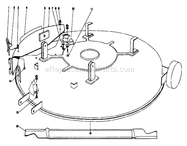 Page L Diagram and Parts List for 56138 4000001-4999999 - 1984 Toro Lawn Tractor