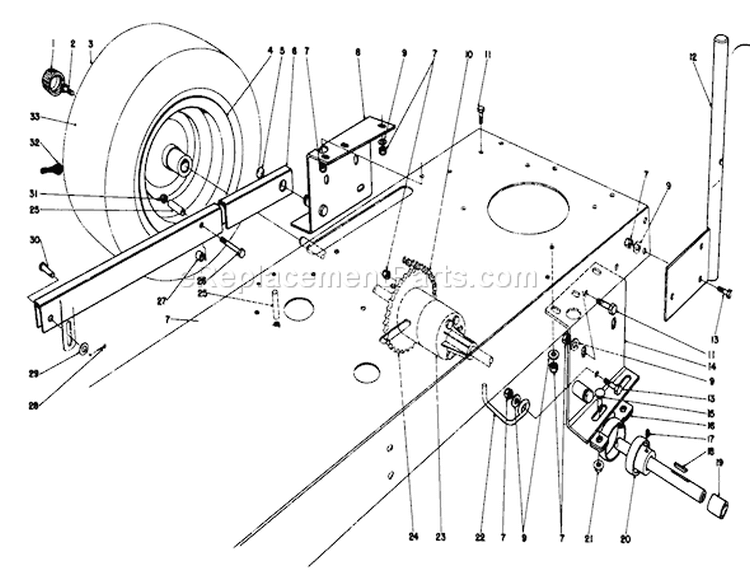 Page M Diagram and Parts List for 56138 4000001-4999999 - 1984 Toro Lawn Tractor