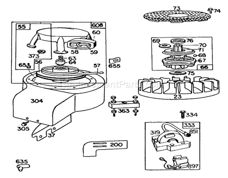 Page G Diagram and Parts List for 56138 4000001-4999999 - 1984 Toro Lawn Tractor