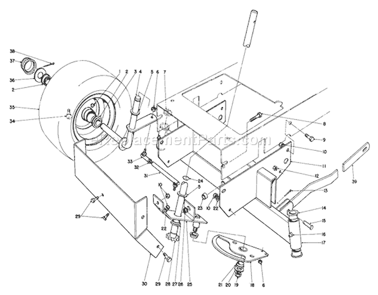 Page I Diagram and Parts List for 56145 3000001-3999999 - 1983 Toro Lawn Tractor