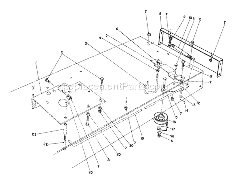 Page O Diagram and Parts List for 56145 4000001-4999999 - 1984 Toro Lawn Tractor