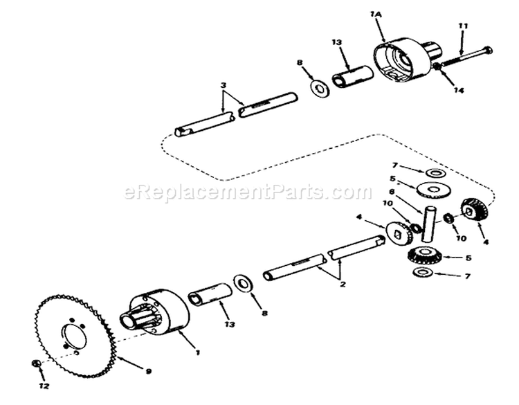 Page B Diagram and Parts List for 56145 4000001-4999999 - 1984 Toro Lawn Tractor