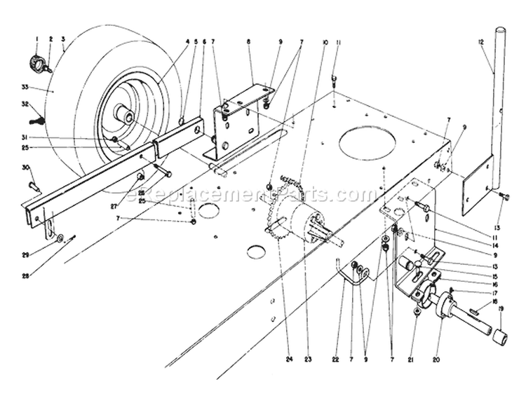 Page M Diagram and Parts List for 56145 5000001-5999999 - 1985 Toro Lawn Tractor