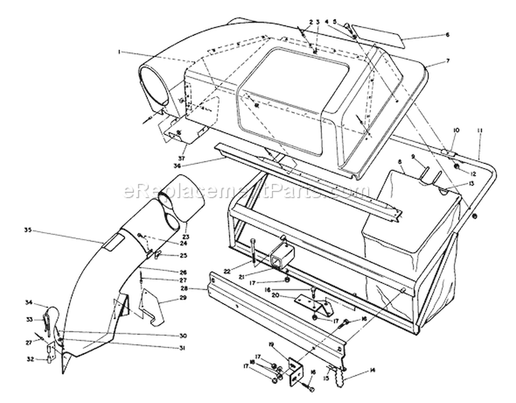 Page V Diagram and Parts List for 56138 6000001-6999999 - 1986 Toro Lawn Tractor