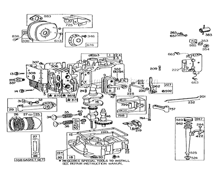 Page G Diagram and Parts List for 56138 6000001-6999999 - 1986 Toro Lawn Tractor