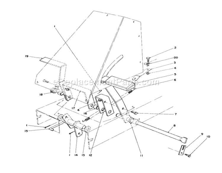 Page A Diagram and Parts List for 56145 7000001-7999999 - 1987 Toro Lawn Tractor