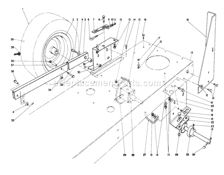 Page Q Diagram and Parts List for 56145 7000001-7999999 - 1987 Toro Lawn Tractor