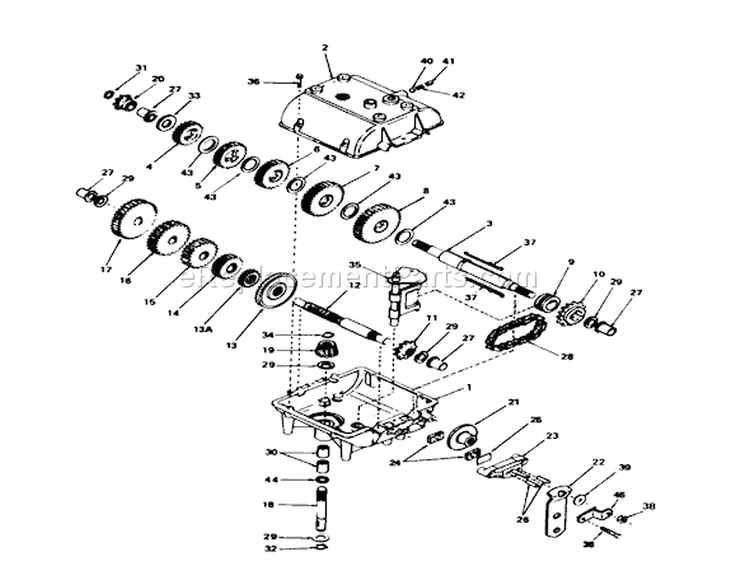 Page U Diagram and Parts List for 56145 8000001-8999999 - 1988 Toro Lawn Tractor