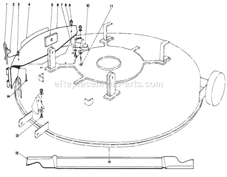 Page L Diagram and Parts List for 56145 9000001-9999999 - 1989 Toro Lawn Tractor