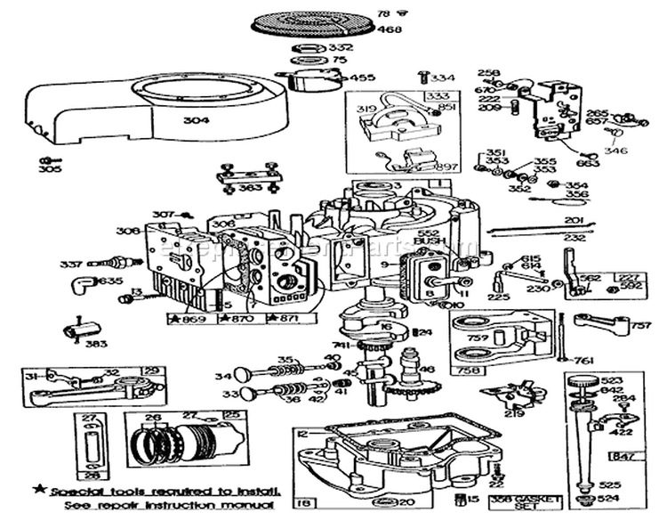 Page F Diagram and Parts List for 56155 3000001-3999999 - 1983 Toro Lawn Tractor