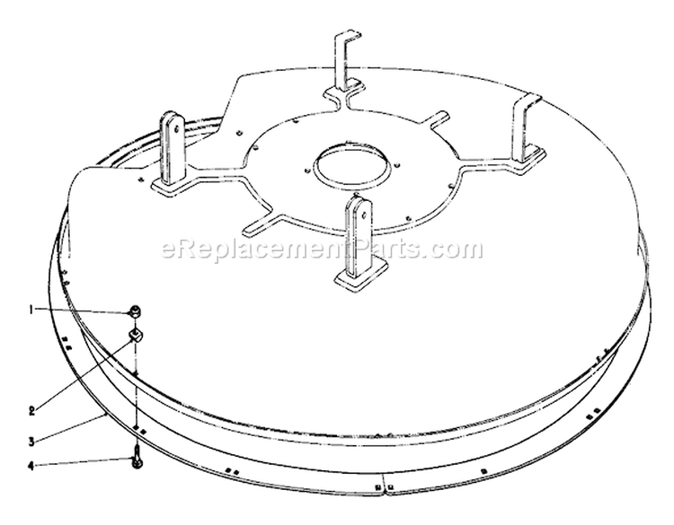Wet Grass Bagging Kit No. 38-5730 Diagram and Parts List for 56155 4000001-4999999 - 1984 Toro Lawn Tractor