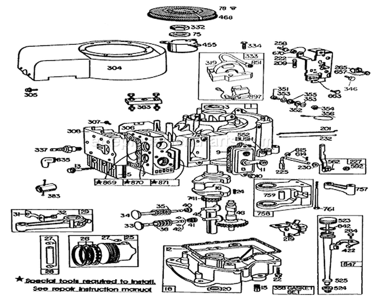 Page E Diagram and Parts List for 56155 4000001-4999999 - 1984 Toro Lawn Tractor