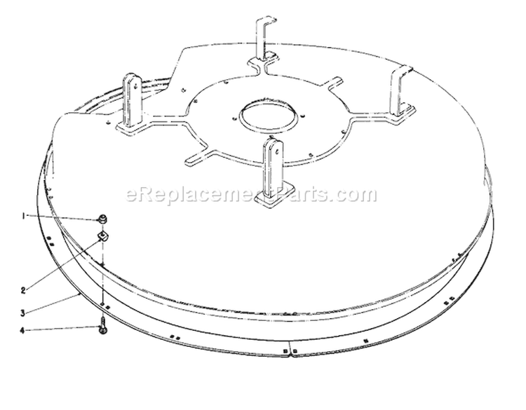 Wet Grass Bagging Kit No. 38-5730 Diagram and Parts List for 56155 6000001-6999999 - 1986 Toro Lawn Tractor