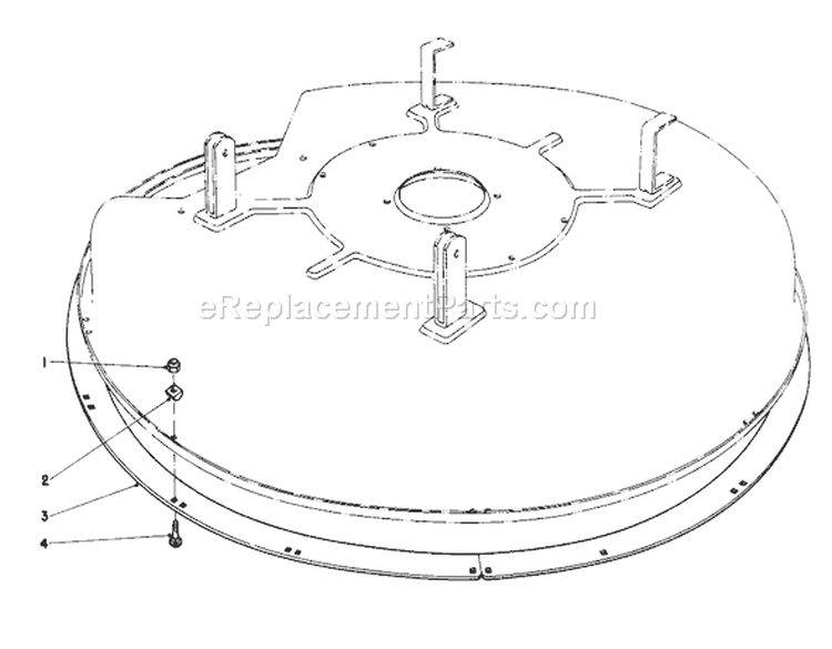 Wet Grass Bagging Kit No. 38-5730 Diagram and Parts List for 56150 9000001-9999999 - 1989 Toro Lawn Tractor