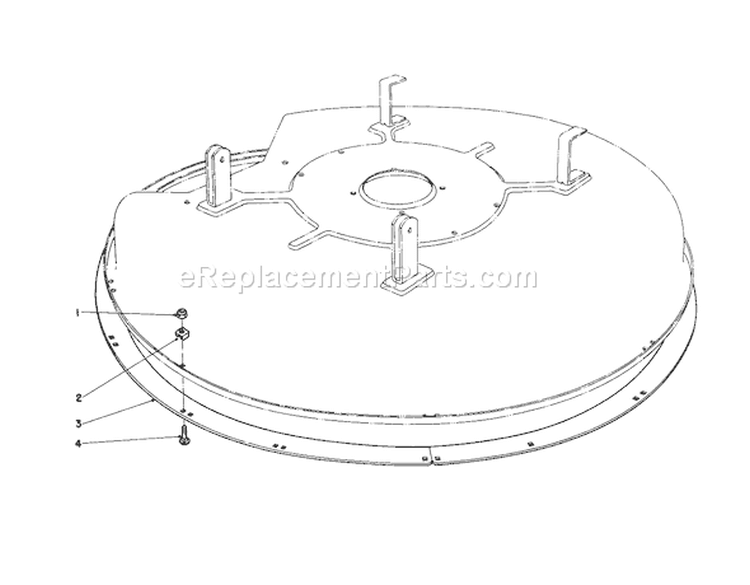 Wet Grass Bagging Kit No. 38-5730 Diagram and Parts List for 56190 1000001-1999999 - 1991 Toro Lawn Tractor