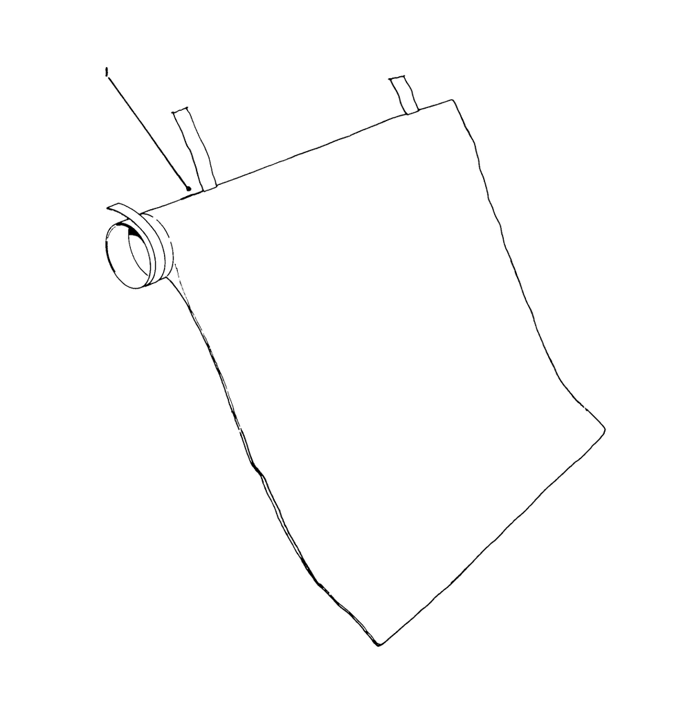 Bag Assembly Diagram and Parts List for 51571 1000001 - 1999999 Toro Leaf Blower / Vacuum