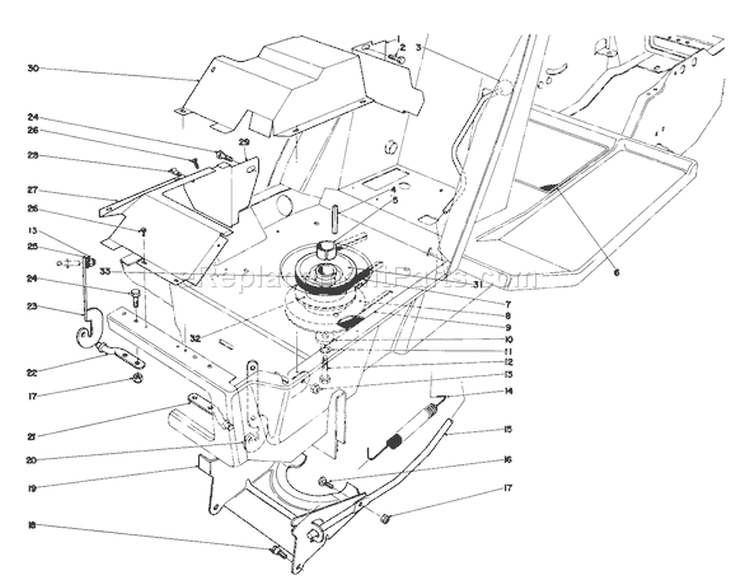 Page I Diagram and Parts List for 57356 0000001-0999999 - 1980 Toro Lawn Tractor