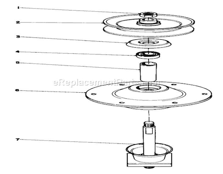 Spindle Assembly (39-5890) Diagram and Parts List for 57356 3000001-3999999 - 1983 Toro Lawn Tractor